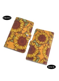 Excefore Credit Card Holder, Business Card Organizer Credit Cards Protector with 96 Card Slots RFID Blocking Business Cards Holder for Managing Your Different Cards to Prevent Loss or Damage (Sunflower)  - Image 2