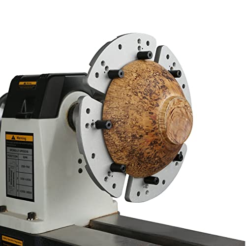 VINWOX 8-1/4” Cole Jaw Set for VINWOX SCK4-3.75 Wood Lathe Key Chuck & SCR4-4 Scroll Chuck, Flat Jaw Set with Buffer Kit (WON'T FIT to NOVA,RECORD POWER,VICMARK,ONEWAY,VINWOX SCR4-4NV,SCK4-3.5NV CHUCK) - Image 4