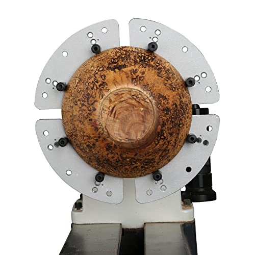 VINWOX 8-1/4” Cole Jaw Set for VINWOX SCK4-3.75 Wood Lathe Key Chuck & SCR4-4 Scroll Chuck, Flat Jaw Set with Buffer Kit (WON'T FIT to NOVA,RECORD POWER,VICMARK,ONEWAY,VINWOX SCR4-4NV,SCK4-3.5NV CHUCK) - Image 5