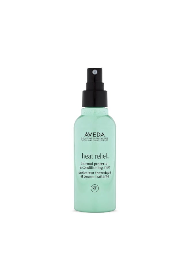 Aveda Heat Relief Thermal Protector & Conditioning Mist | Conditions Dry Hair | Adds Shine | Heat Protection | 97% Naturally Derived | Iconic Shampure Aroma, 3.4 Fl Oz - Image 1