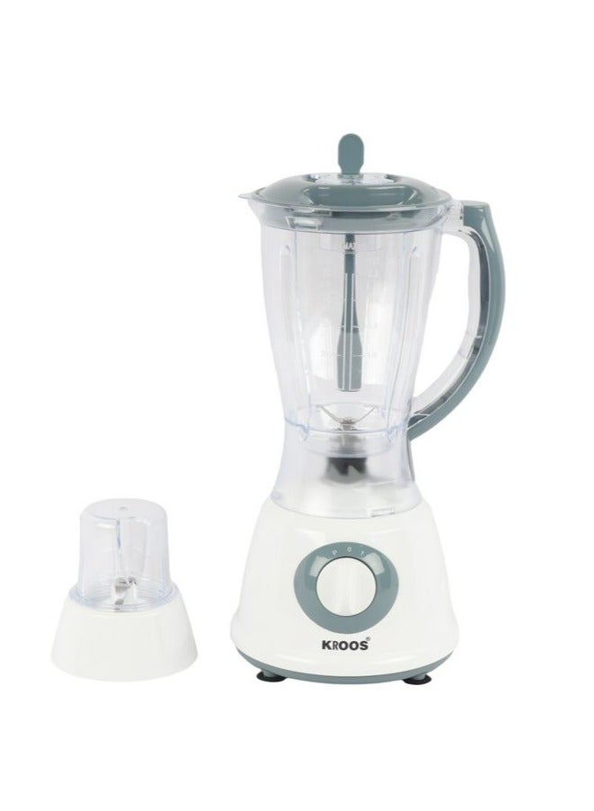 KROOS Electric blender with grinder with two adjustable speed levels with a power of 350 watts and a capacity of 1.5 liters - Image 1