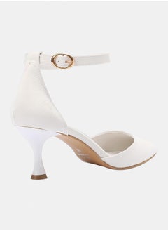 XO Style Elegant Smoky women's heeled shoes with a pointed toe and ankle strap  - Image 3