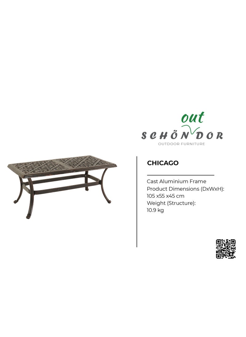 Schondor Furniture - Philadelphia Sofa Set | 5 Seaters | Outdoor Furniture | Made in Aluminum Cast | Perfect for Any Outdoor Space | Backyard | Patio | Garden | Balcony - Image 1