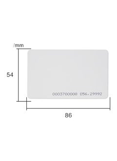 SOLDOUT 10 PCS 125Khz ID Card Inkjet Printer PVC Card RFID Proximity Smart Card With Serial Number (White, Pack of 10)  - Image 4