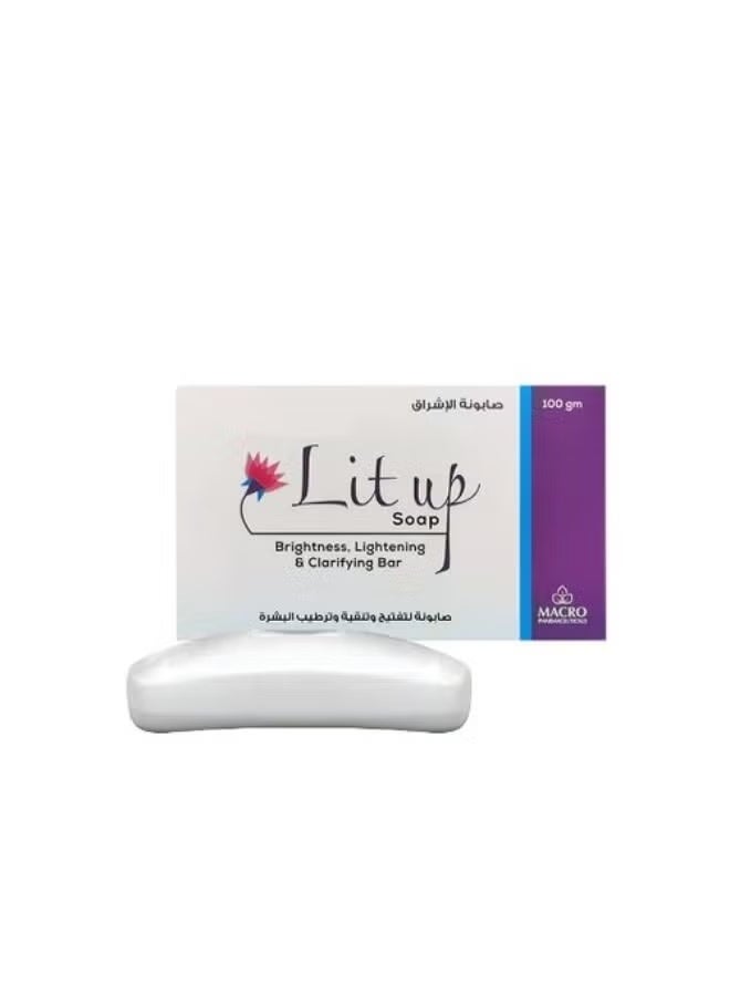Macro Lit Up Soap Brightness Lightening & Clarifying Bar 100g - Image 2