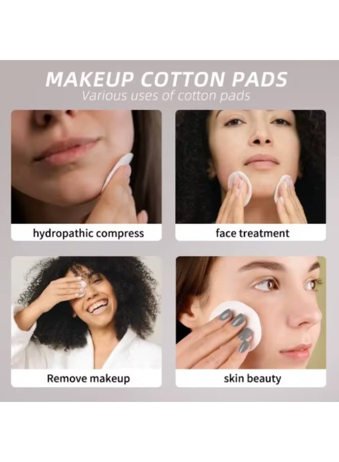 High Quality Soft Cotton Makeup Remover for Daily Skin Care with 80 Pieces Non Woven Gauze Cotton for Gentle and Effective Facial Cleansing - Image 3