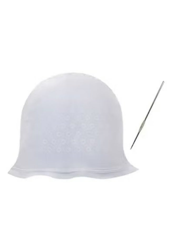 Haifly Reusable Silicone Hair Staining Cap White - Image 1