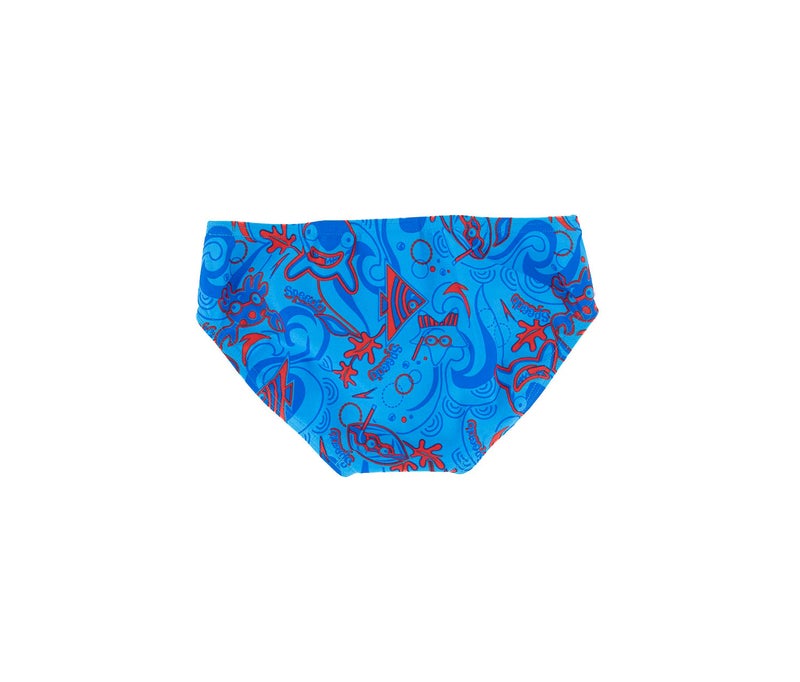 speedo Little Boys Seasquad Swim Brief, Blue - Image 2
