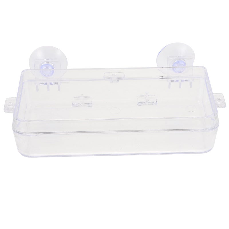 Anti Escape Reptile Feeding Bowl with Suction Cup Acrylic Food Water Dish for Gecko Lizard Terrarium - Image 2
