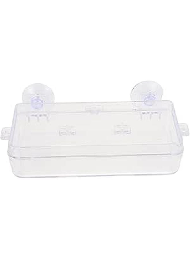 Anti Escape Reptile Feeding Bowl with Suction Cup Acrylic Food Water Dish for Gecko Lizard Terrarium - Image 1