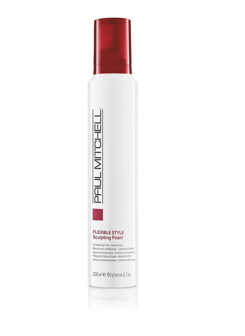 Paul Mitchell Paul Mitchell Flexible Style Sculpting Foam – Conditioning & Flexible Hold for All Hair Types, 200ml 