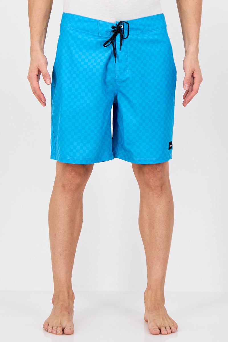 Hurley Men Brand Logo Board Shorts, Turquoise - Image 1