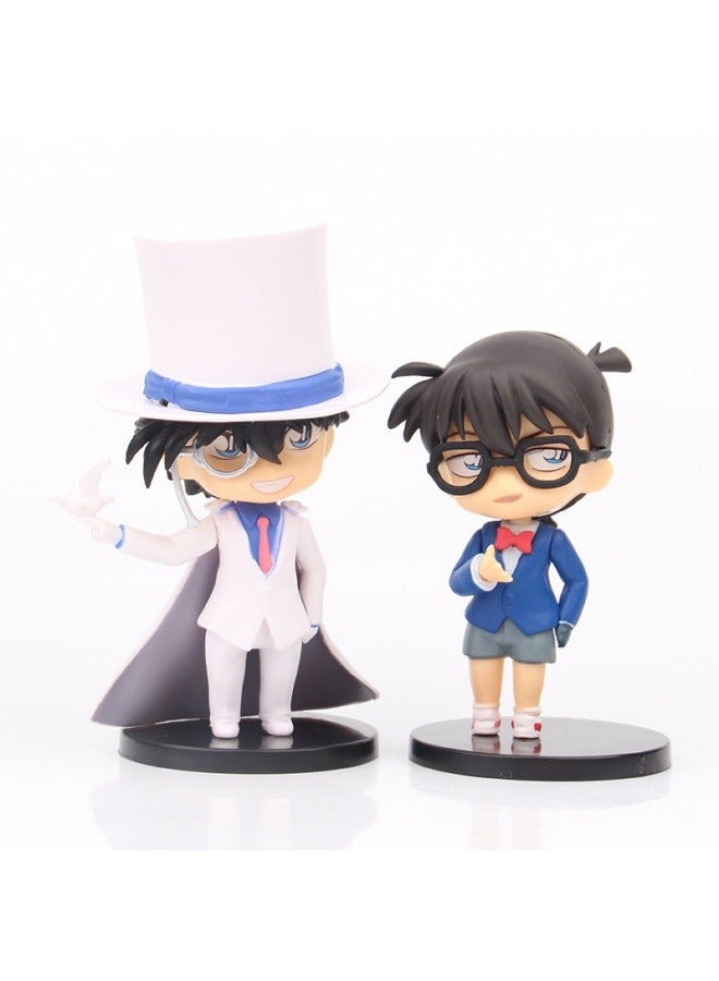 عام 6 كونان يدوية الصنع كودو شينيتشي غريب اللص كيد زخارف السيارات زينة حفلة عيد ميلاد مجموعة هدايا للعائلة والأصدقاء - Image 2