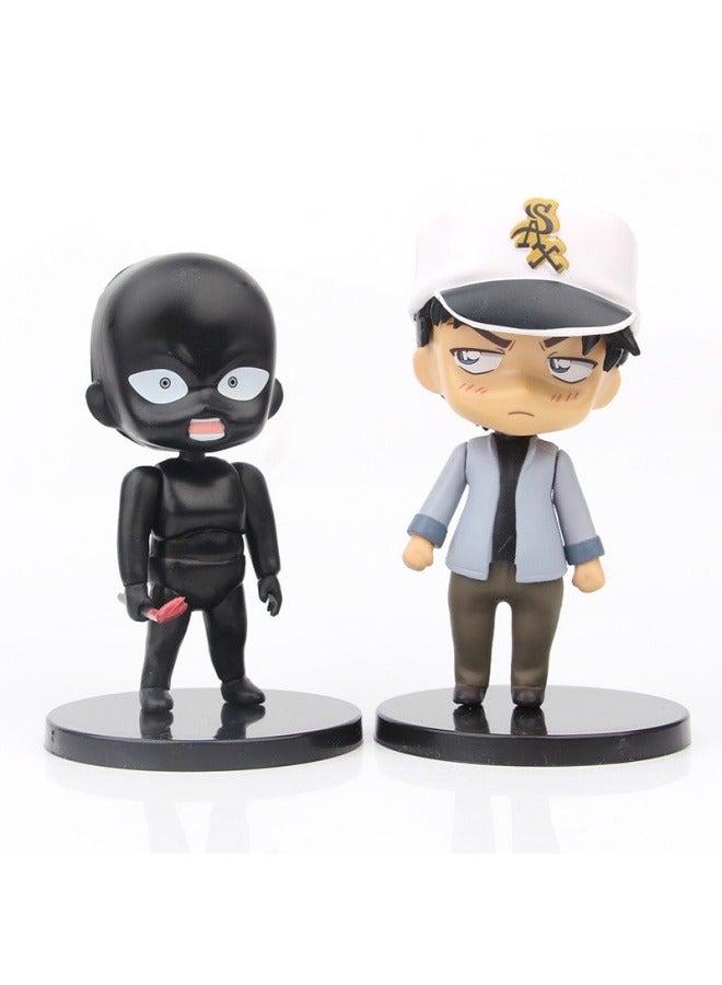 عام 6 كونان يدوية الصنع كودو شينيتشي غريب اللص كيد زخارف السيارات زينة حفلة عيد ميلاد مجموعة هدايا للعائلة والأصدقاء - Image 3