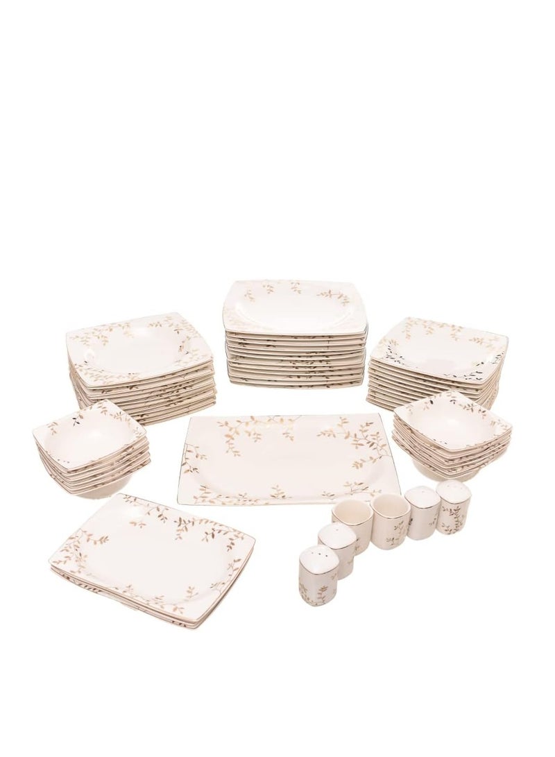 Rosa By Fathy Mahmoud Evergreen T.Shape Dinner Set 60 Pieces - Image 2