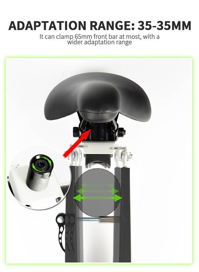 GROIC Kids Bike Seat with Handlebar Attachment, Detachable Front Mounted Child Bicycle Seats Foot Pedals for Children, Suitable Mountain Bikes, Road Vintage Bikes - Image 3