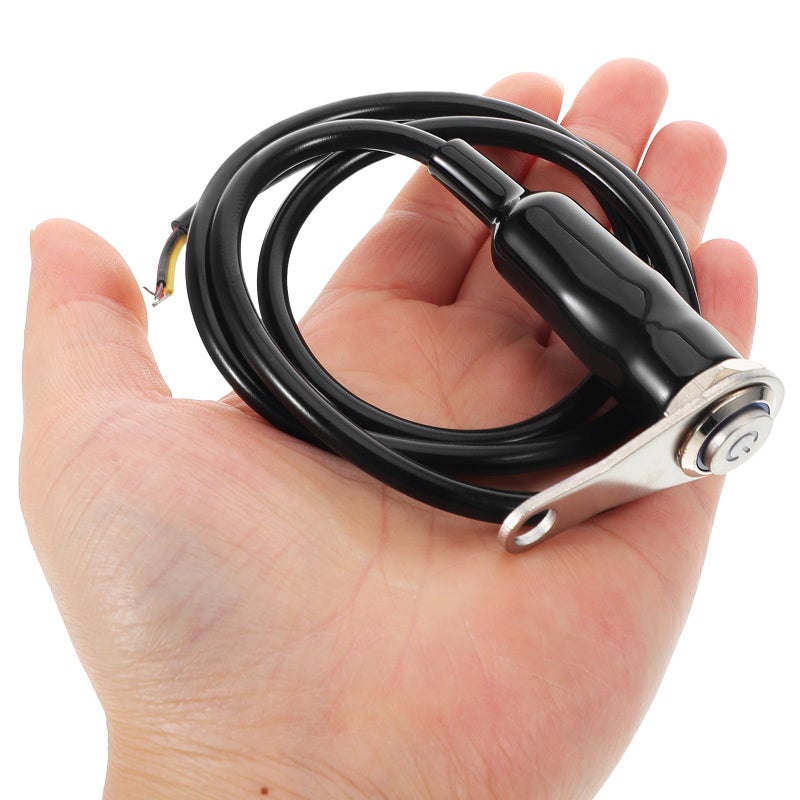 Universal Motorcycle Kill Switch with Blue LED Light Waterproof On Off Button for Headlight Control - Image 4