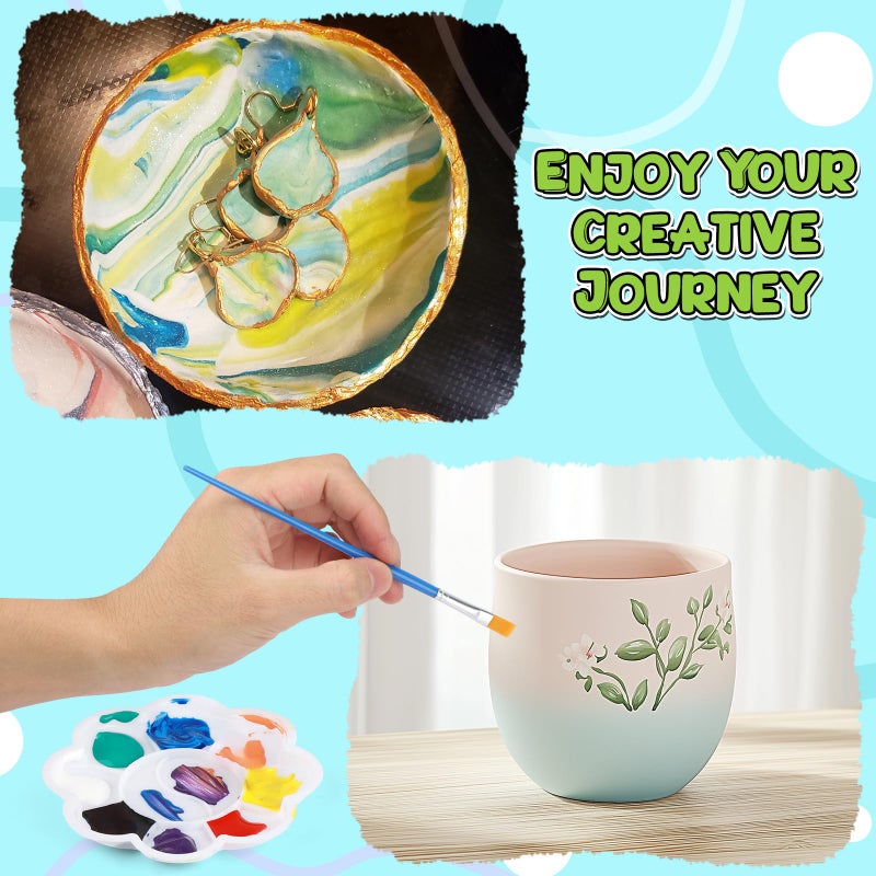 Aujazyble Premium Air Dry Clay for Kids - Natural Modeling Pottery Clay for Wheel, 3.3lbs Kids Arts & Crafts Supplies for School Classrooms, Easter Gifts Toy for Kid, White - Image 5