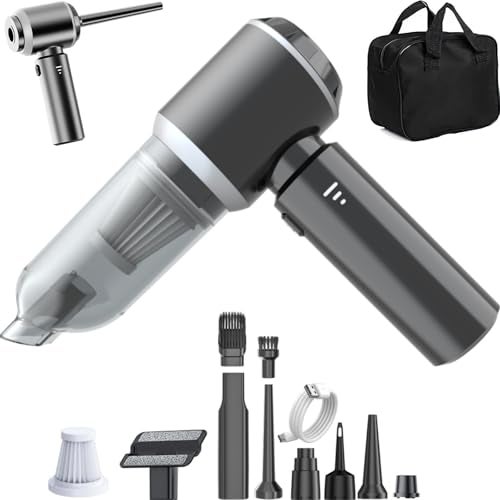 NWDEY Car Vacuum Cleaner High Power 20000Pa Cordless Handheld Mini Vacuum Air Duster for Car Desk Home Office Camping Ideal Gift for Men Women 6000mAh Battery - Image 1
