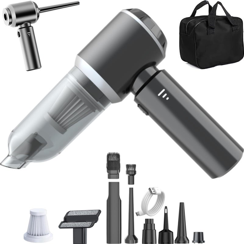 NWDEY Car Vacuum Cleaner High Power 20000Pa Cordless Handheld Mini Vacuum Air Duster for Car Desk Home Office Camping Ideal Gift for Men Women 6000mAh Battery - Image 2