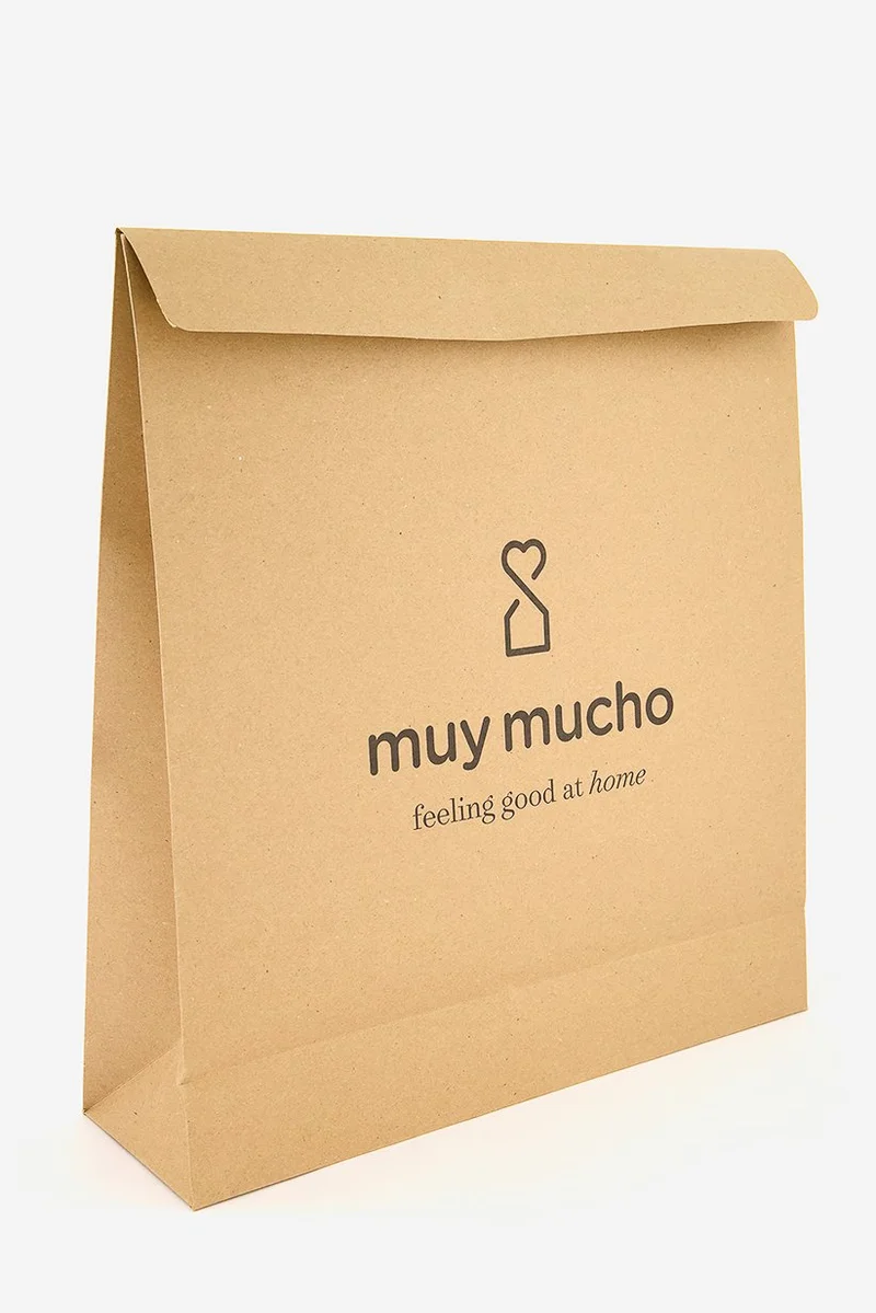 موي موتشو بوكس تخزين "فيلي جود آت هوم" 37.5 × 35 سم، بني