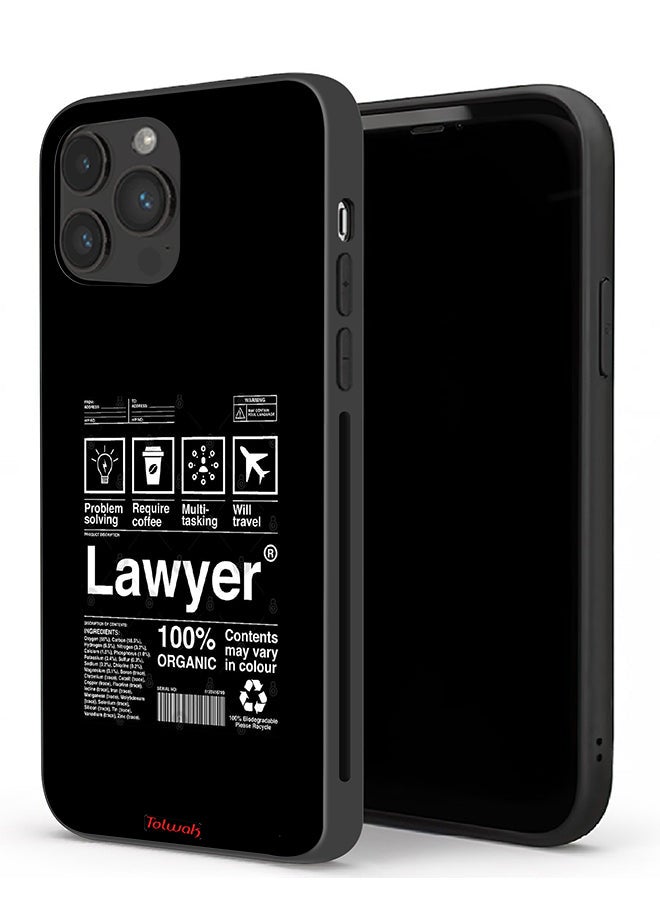 Tolwak Apple iPhone 13 Pro Protective Case Lawyer Sticker - Image 1