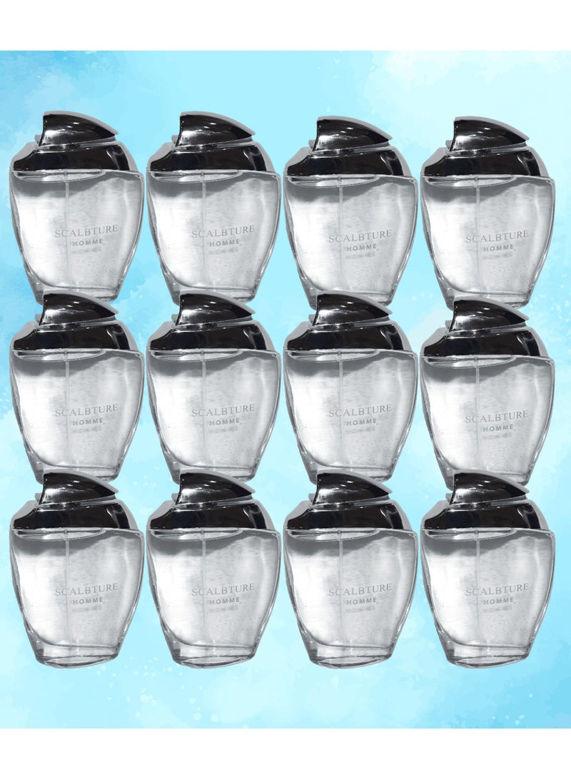 Link 12 Pieces Scalbture Perfume For Men 100 Ml EDP  - Image 1