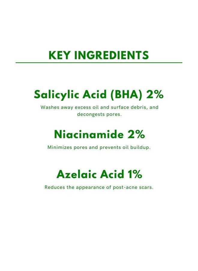 Skinfix - Acne+ 2% Bha + Azelaic Acid + Niacinamide + Aha Cleanser - Image 1