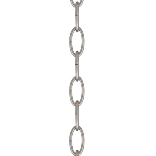 Livex Lighting 5608-91 Accessories Light Heavy Duty Decorative Chain, Brushed Nickel - Image 1