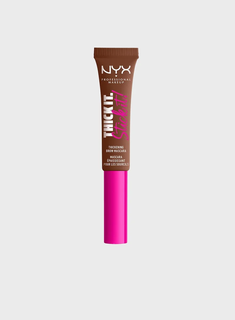NYX PROFESSIONAL MAKEUP Thick It Stick It Brow Mascara Rich Auburn