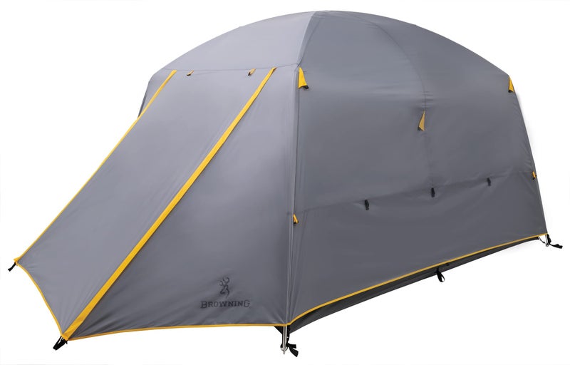 Browning Camping Glacier 4Person Tent AllSeason Family Tent with Full Rainfly Dual Vestibules Durable Oxford Floor 6Foot Center Height for Camping Hunting and Outdoor Adventures - Image 2