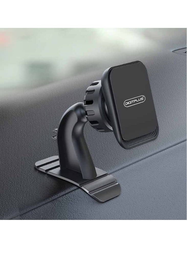 ELTRAZONE Magnetic Phone Car Mount, Car Phone Holder for Dashboard, Cell Phone Car Kits, 360° Adjustable Magnet Cell Phone Mount Compatible with iPhone, Samsung, LG, , Mini Tablet and More - Image 1