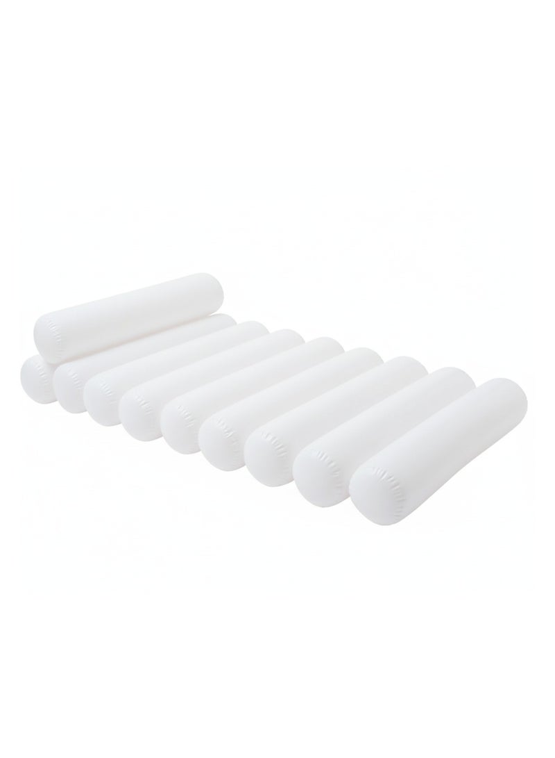 Adventure Lab Tube Lilo Float – White on White, Inflatable Pool & Beach Lounge - Image 1