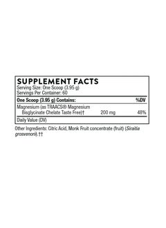 Thorne Magnesium Bisglycinate Dietary Supplement - 6.5oz (187 grams) 187g  - Image 2