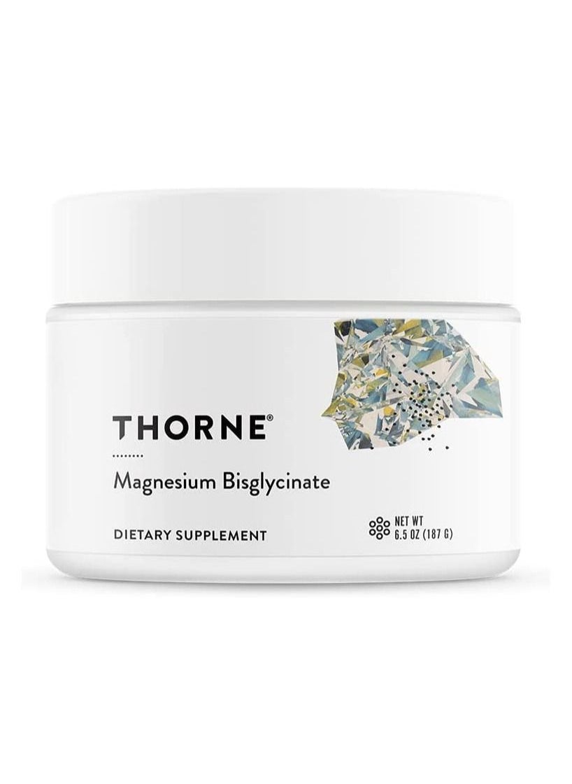 Thorne Magnesium Bisglycinate Dietary Supplement - 6.5oz (187 grams) 