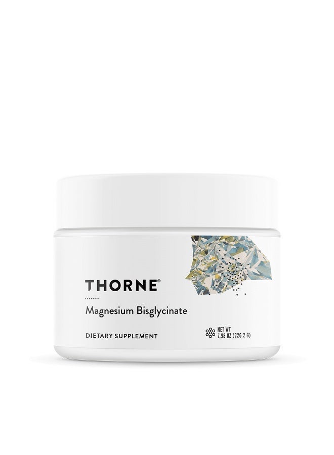 Thorne Magnesium Bisglycinate Dietary Supplement - 7.98oz (226.2 grams) 187g - Image 1