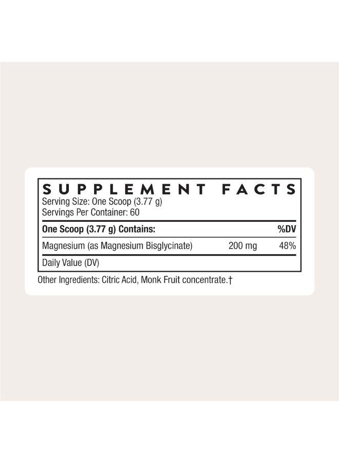 Thorne Magnesium Bisglycinate Dietary Supplement - 7.98oz (226.2 grams) - Image 2