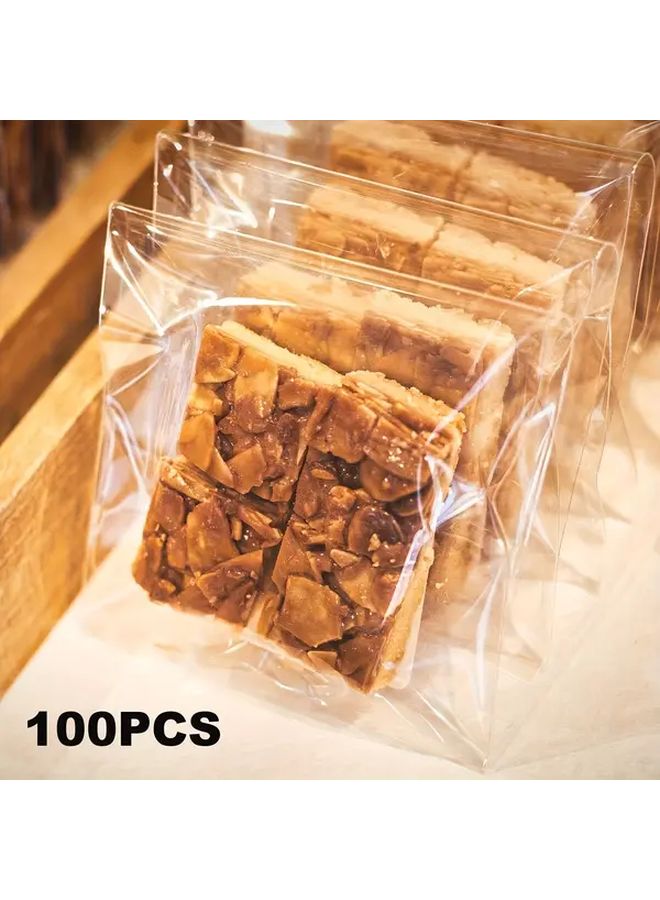 100Pcs 5x5 In Self Sealing Reusable OPP Bags For Jewelry Cards Socks Gift Packaging - Image 1