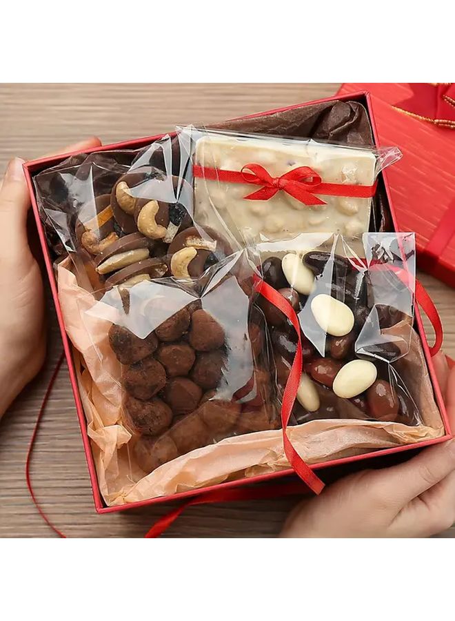 100Pcs 5x5 In Self Sealing Reusable OPP Bags For Jewelry Cards Socks Gift Packaging - Image 5