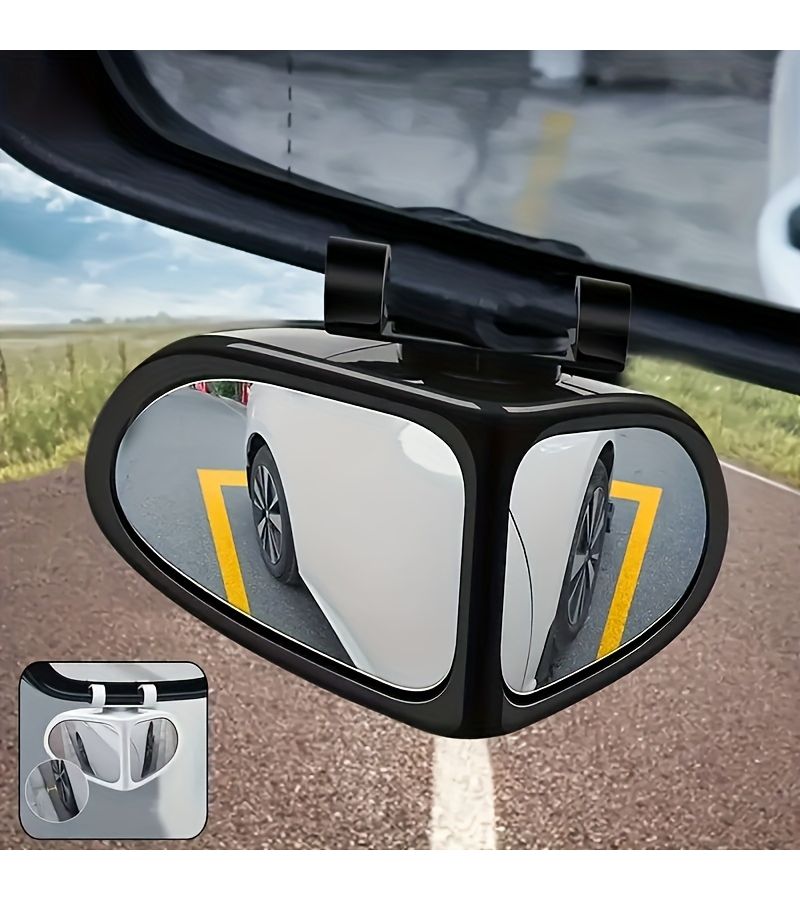 1pc Car Blind Spot Assist Mirror 360 Degree Ultra Clear Wide Angle Reflector For Reversing Assist In Cars And SUVs - Image 5