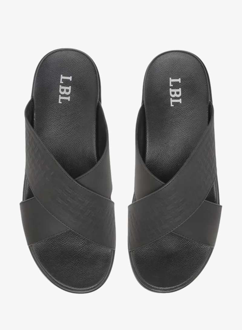 ال بي ال من شو اكسبرس صنادل رجالي بنعل متقاطع سهل الارتداء