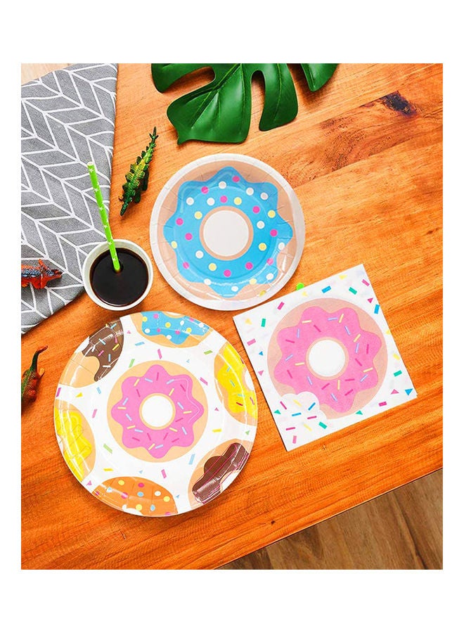 نيبمينينت لوازم حفلات بنمط دونات من 81 قطعة - Image 4