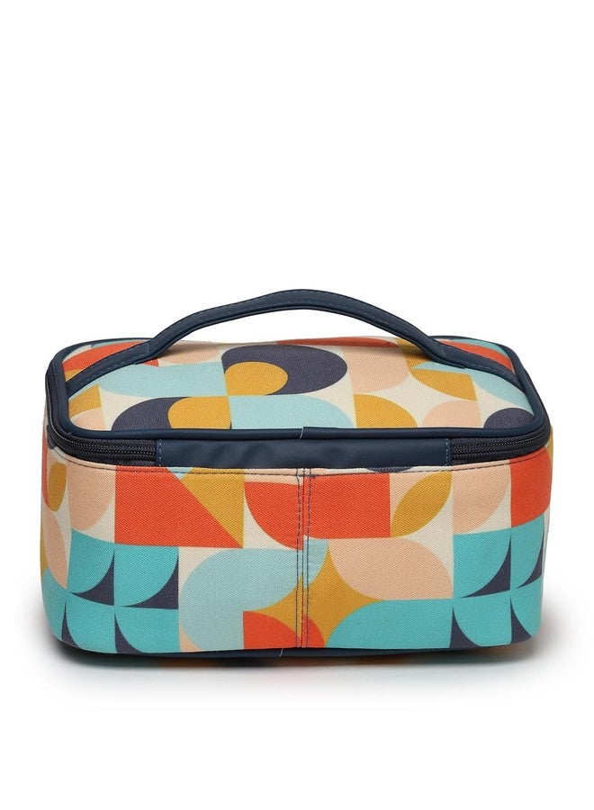 Anekaant Peppy Navy & Multi Abstract Digital Printed Polycotton Travel Accessory Bag - Image 5