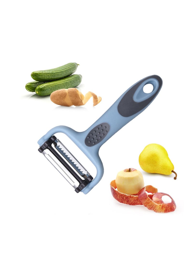 Y&D Multifunctional Peeler and Potato Peeler, Stainless Steel Peelers for Vegetables, Carrots, Fruits, with Sharp Blades, Multi-Functional Kitchen Tools 3-in-1  - Image 1
