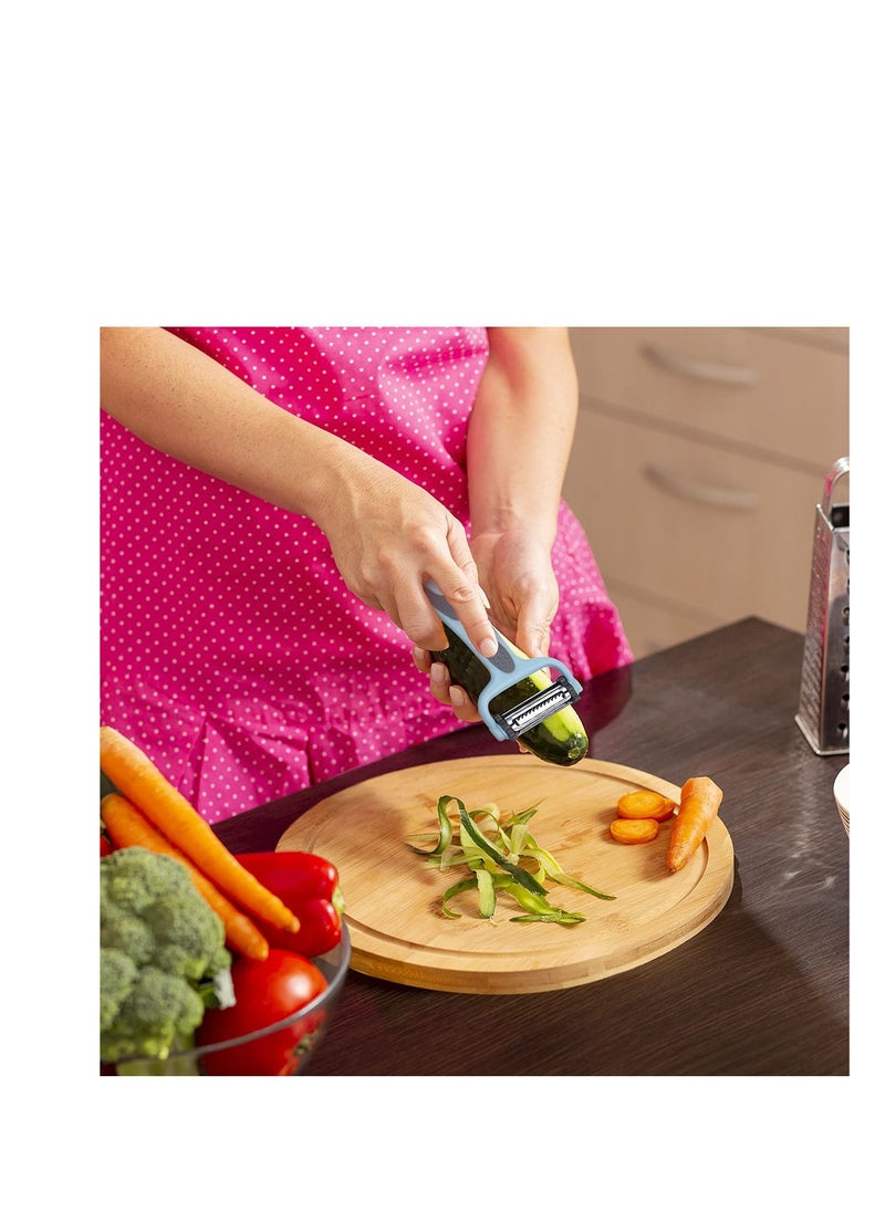 Y&D Multifunctional Peeler and Potato Peeler, Stainless Steel Peelers for Vegetables, Carrots, Fruits, with Sharp Blades, Multi-Functional Kitchen Tools 3-in-1  - Image 4