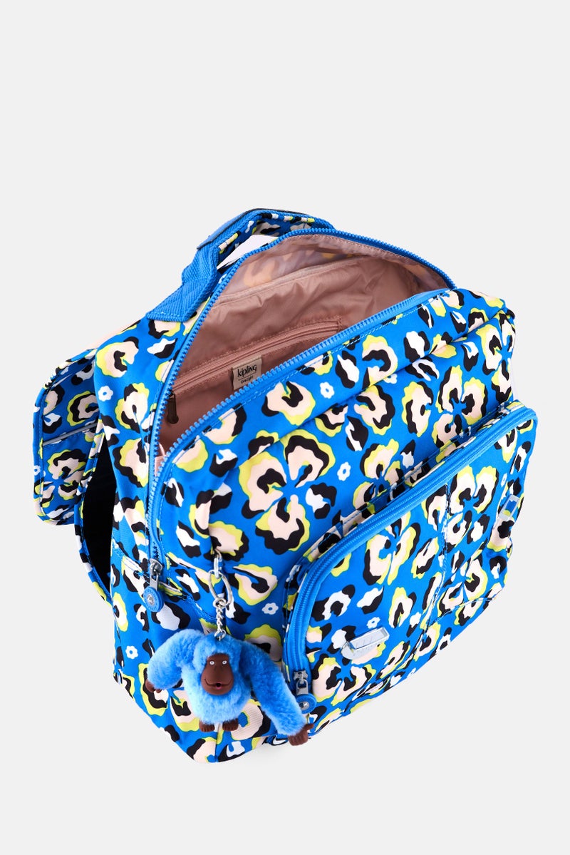kipling Women Allover Printed Backpack, Multicolor  - Image 3