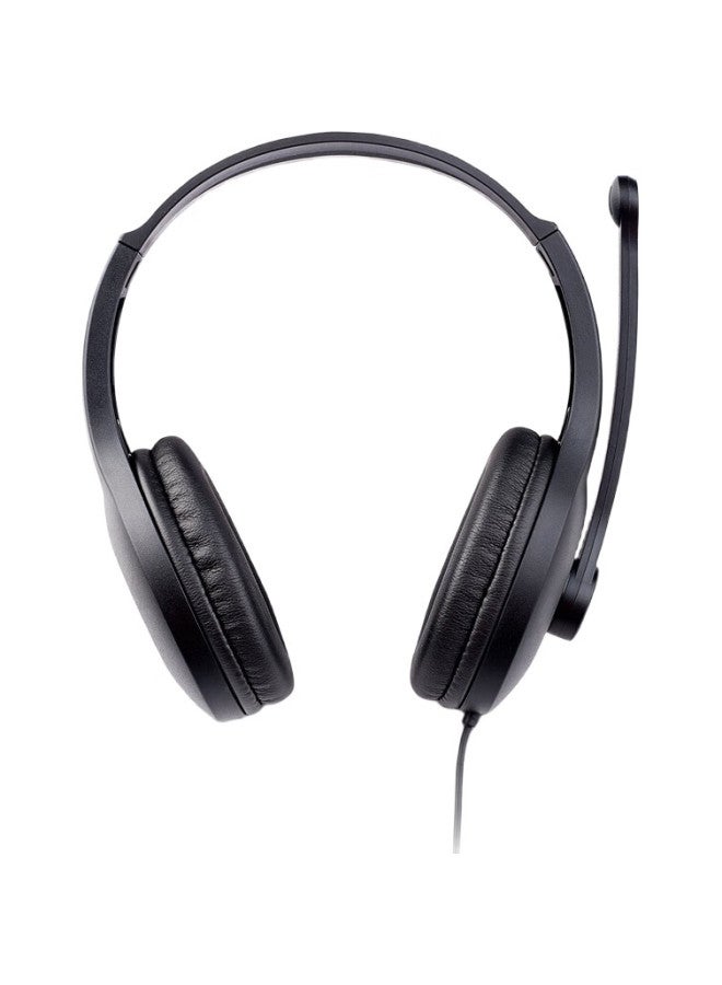 EDIFIER سماعات أذن فوق الأذن Edifier K800، سماعة كمبيوتر مع ميكروفون، للمكتب، التعليم، التدريب، باللون الأسود - Image 3