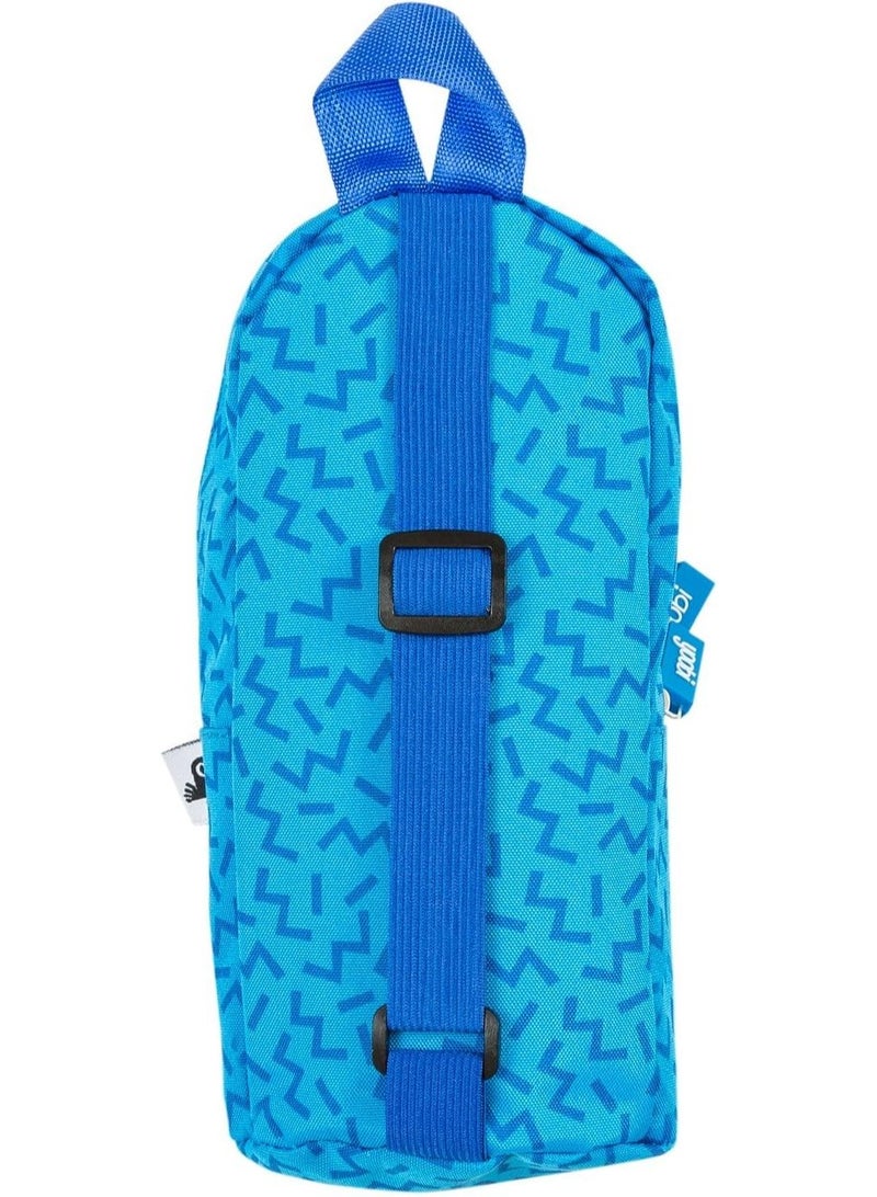 Yoobi Mini Backpack Pencil Case Blue Stripe - Image 2