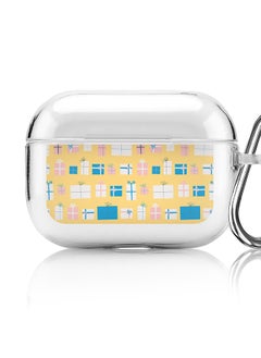 Stylizedd Classic Clear printed Case for Apple AirPods Pro 2nd Generation Thin Transparent Cover [Designed for Apple AirPods Pro 2nd Generation] - Wrapped Presents  - Image 1