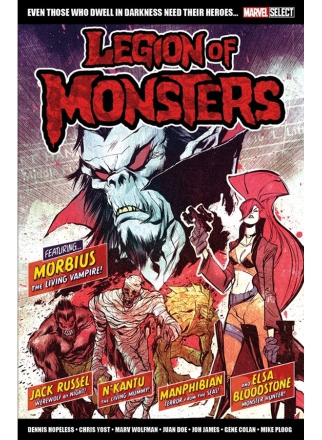 Marvel select Legion of Monsters - Paperback